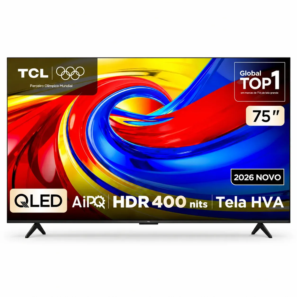 Smart TV 4K 75 TCL P7L Advanced QLED Google TV Bivolt - Telerio